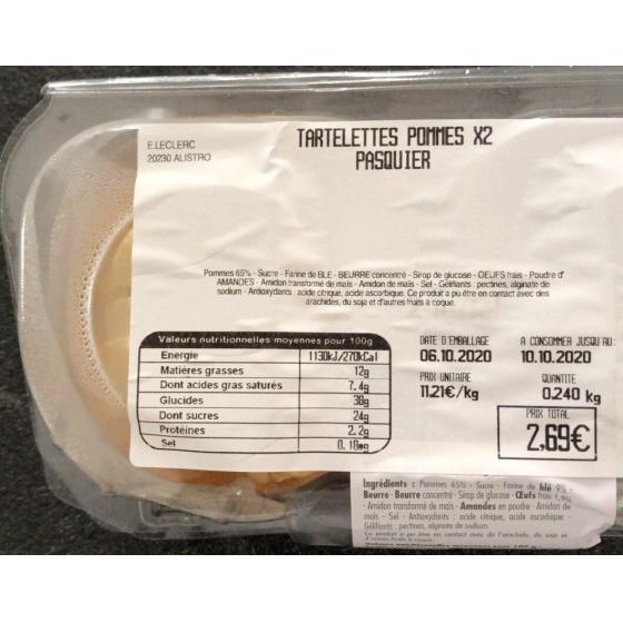 TARTELETTES POMMES