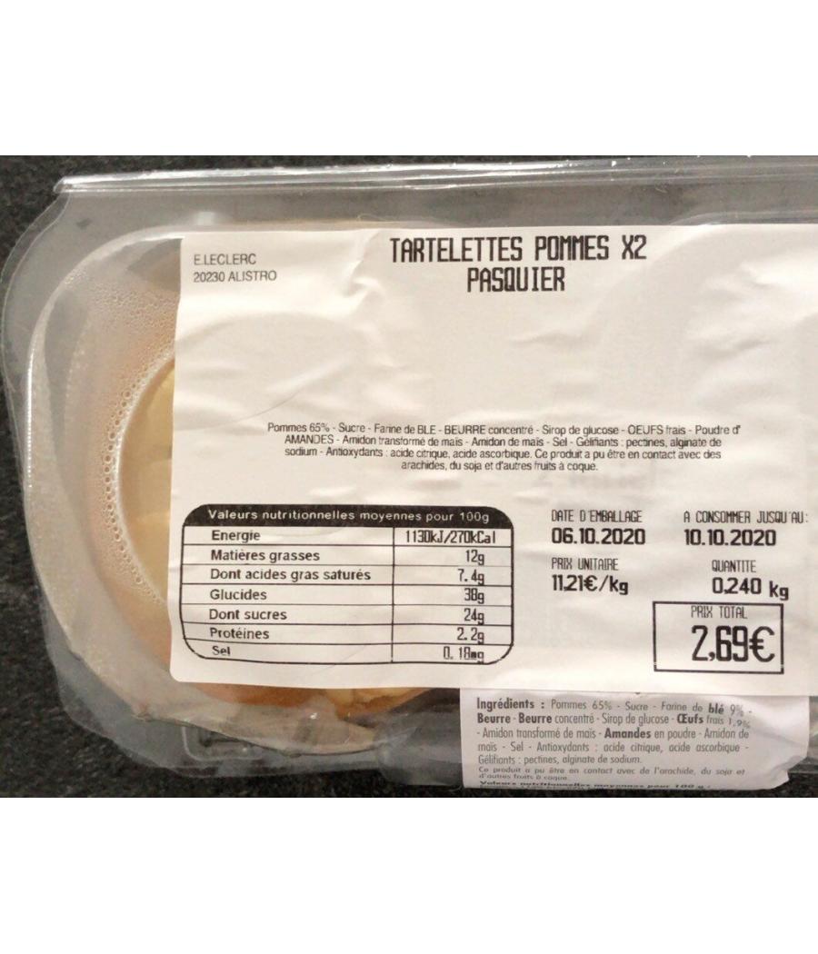 TARTELETTES POMMES