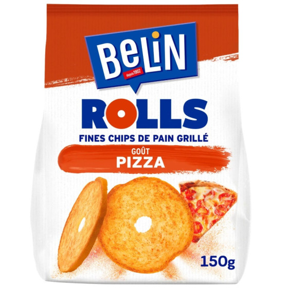 FINES CHIPS DE PAIN GRILLE GOUT PIZZA BELIN 150G