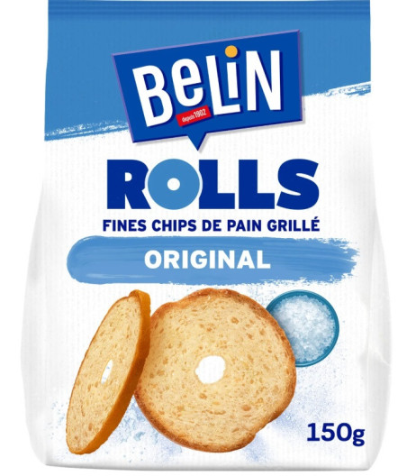 FINES CHIPS DE PAIN GRILLE BELIN 150G