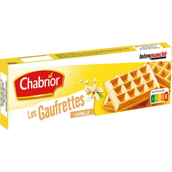 GAUFRETTES CHABRIOR VANILLE 150G