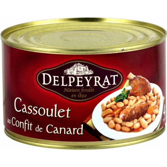 CASSOULET AU CONFIT DE CANARD DELPEYRAT 1500G