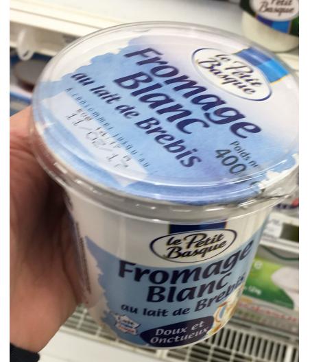 FROMAGE BLANC AU LAIT DE BREBIS 400 G
