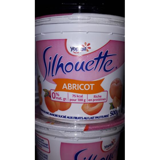 YOPLAIT SILHOUETTE ABRICOT 0%