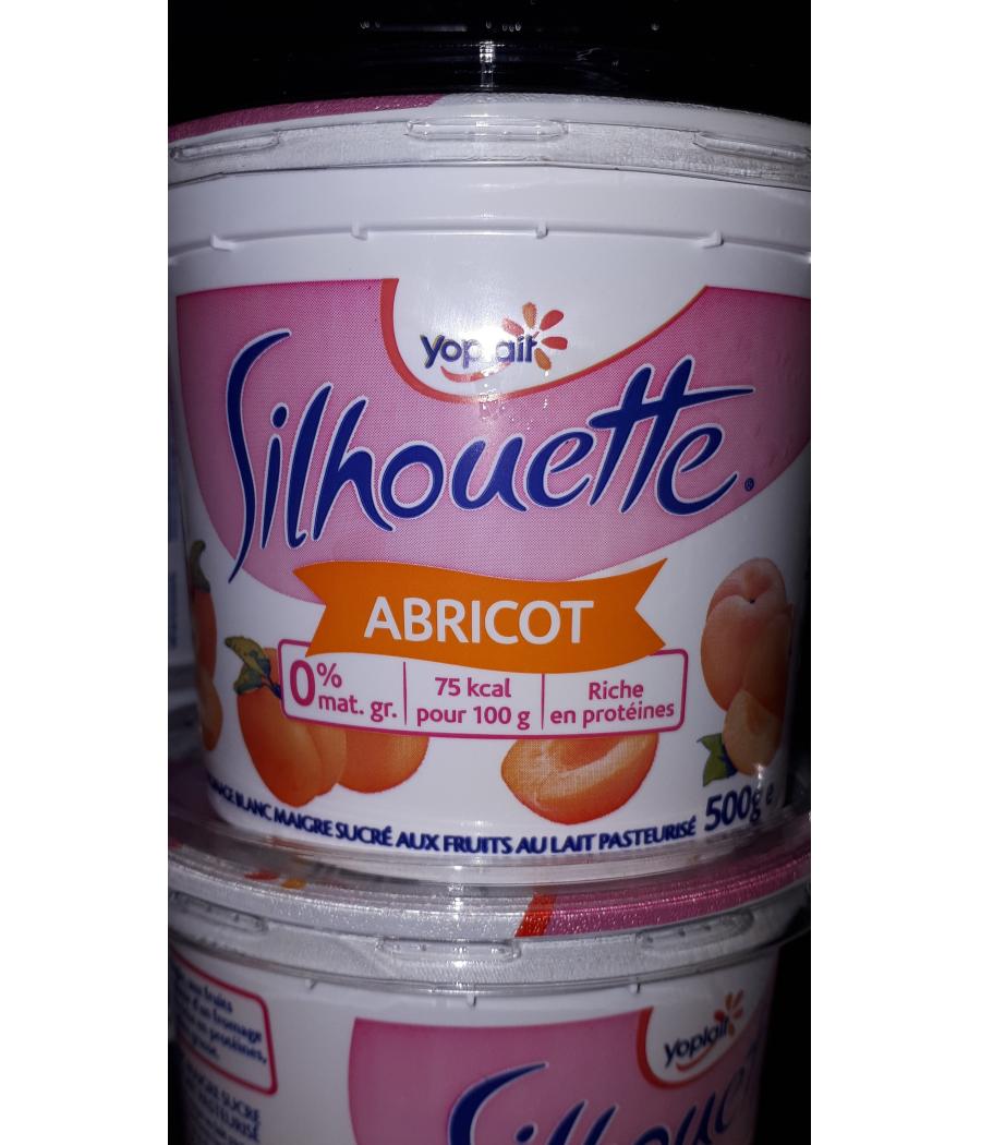 YOPLAIT SILHOUETTE ABRICOT 0%