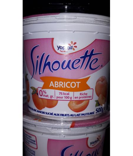 YOPLAIT SILHOUETTE ABRICOT 0%