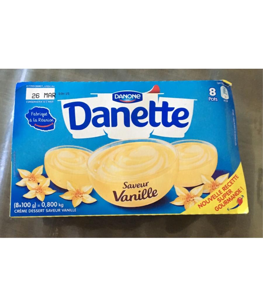 DANETTE VANILLE 800 G