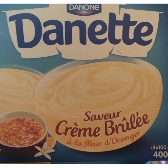 DANETTE SAVEUR CREME BRULEE 4 X 100G