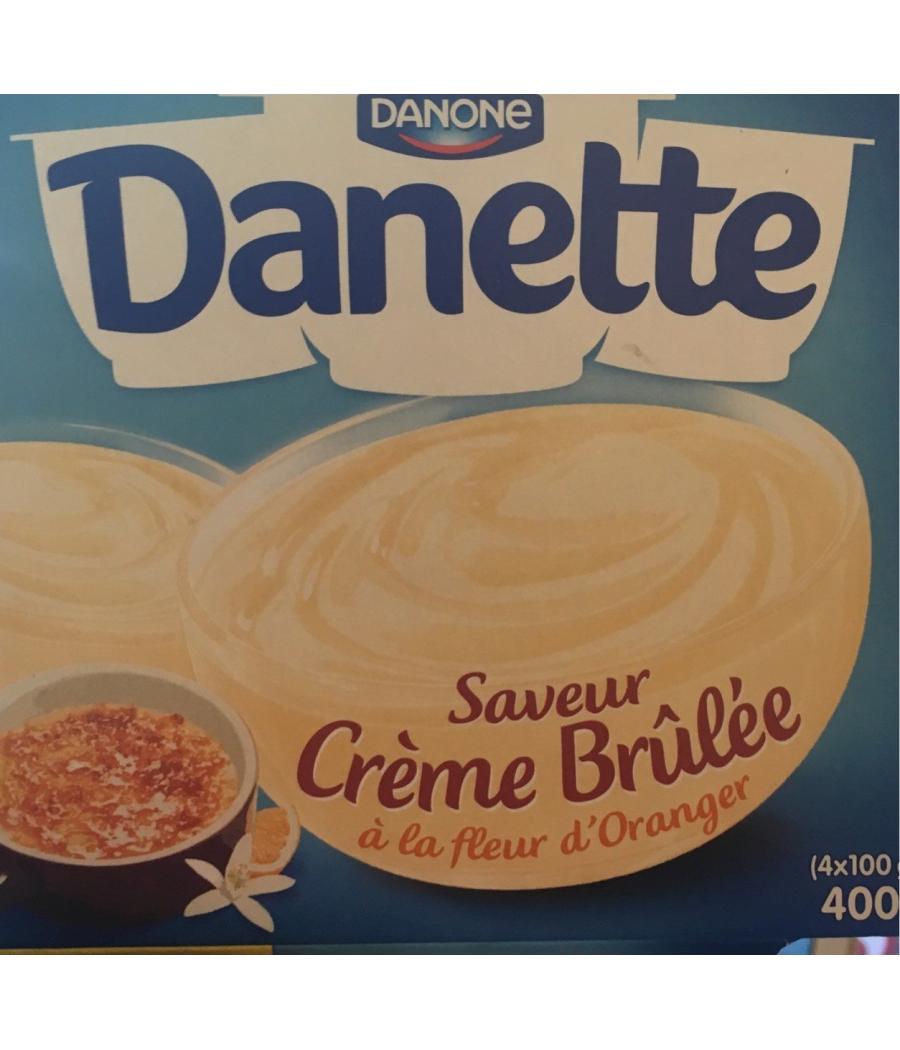 DANETTE SAVEUR CREME BRULEE 4 X 100G