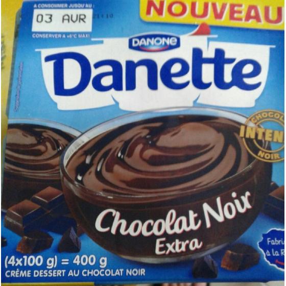DANETTE CHOCOLAT NOIR 400 G