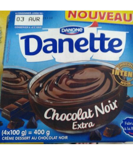 DANETTE CHOCOLAT NOIR 400 G