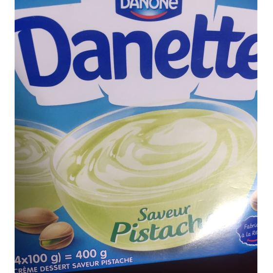 DANETTE SAVEUR PISTACHE 4 X 100 G