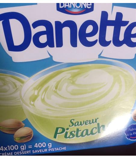 DANETTE SAVEUR PISTACHE 4 X 100 G