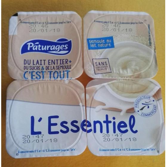 SEMOULE AU LAIT NATURE 400 G
