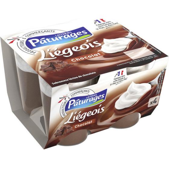 DESSERT LIEGEOIS CHOCOLAT 400 G