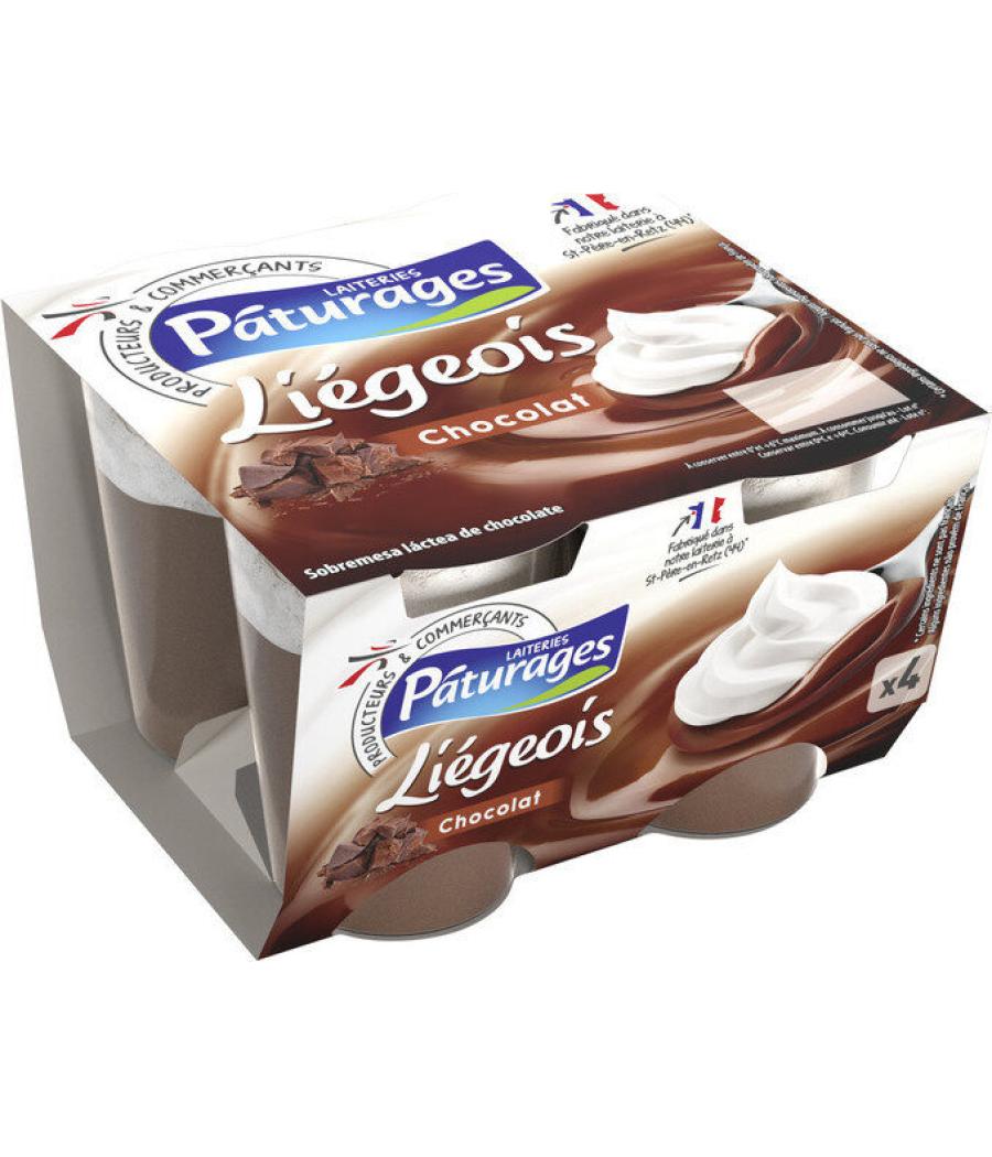 DESSERT LIEGEOIS CHOCOLAT 400 G