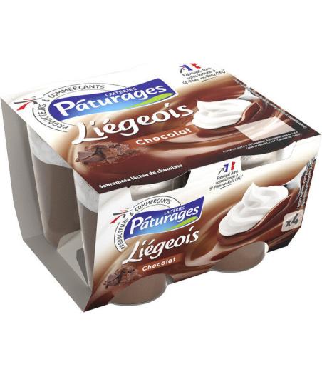 DESSERT LIEGEOIS CHOCOLAT 400 G