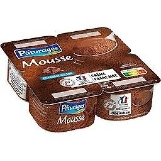 MOUSSE AU CHOCOLAT AU LAIT 4X60G 240 G