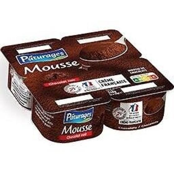 MOUSSE AU CHOCOLAT NOIR 4X60G 240 G