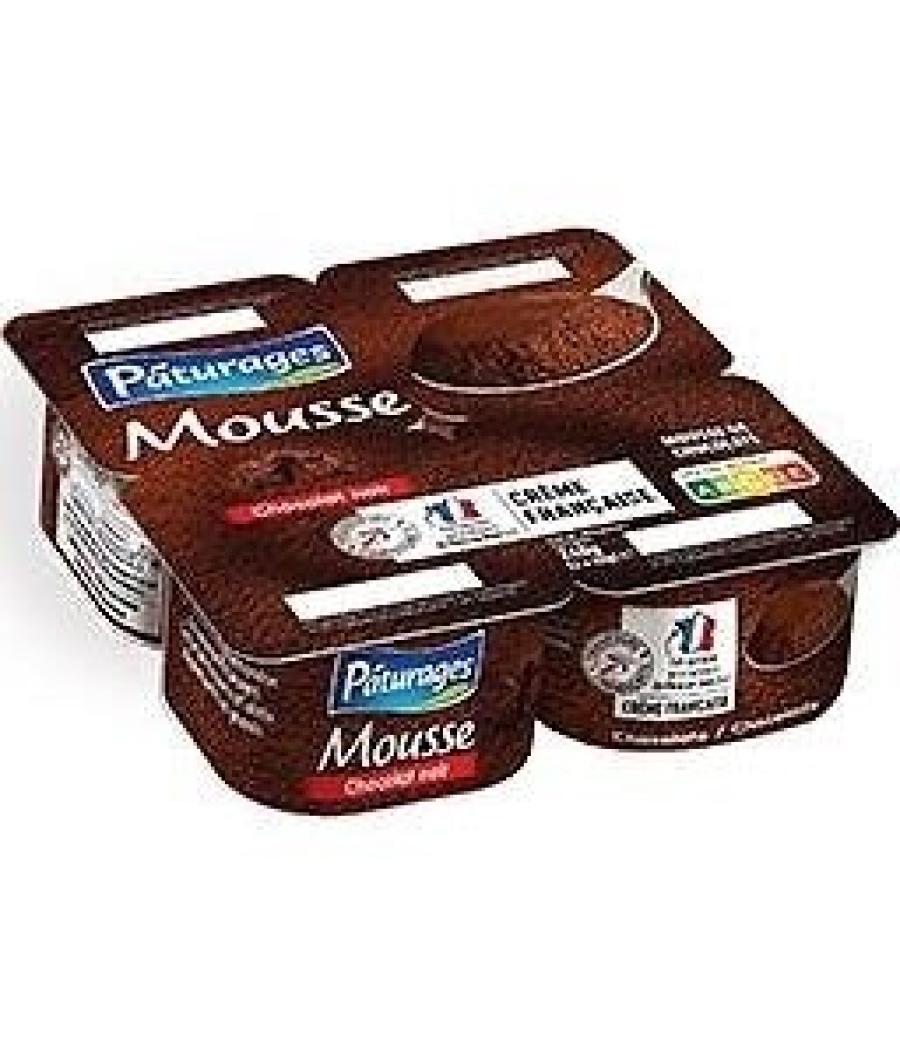 MOUSSE AU CHOCOLAT NOIR 4X60G 240 G