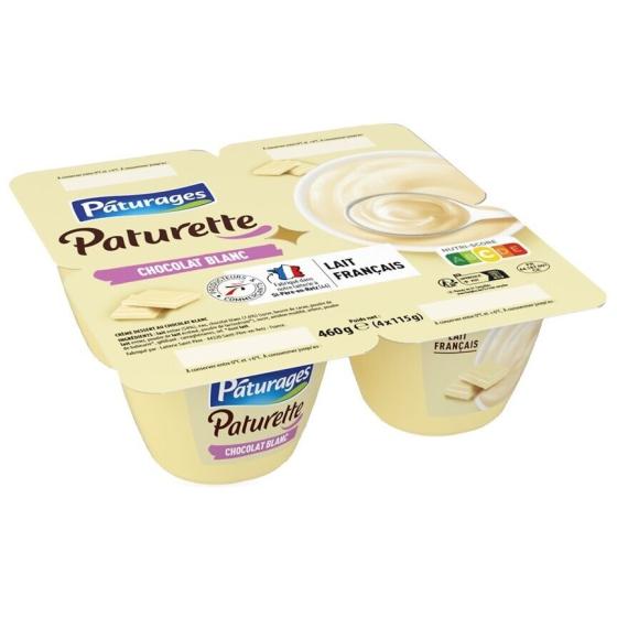 CD CHOCOLAT BLANC PATURAGES 4X115G 460 G