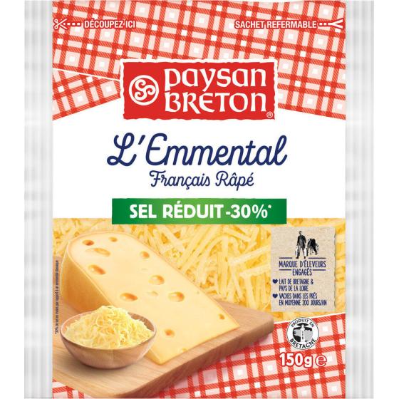 FROMAGE EMMENTAL RAPE SEL REDUIT 150G
