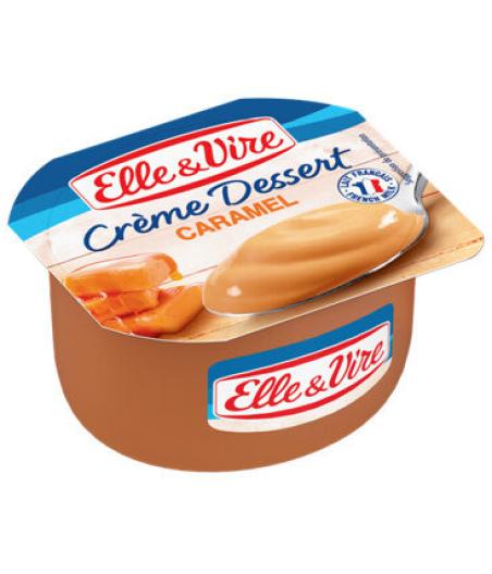 CREME DESSERT CARAMEL AROMATISEE STERILISEE UHT 4 X 125 G