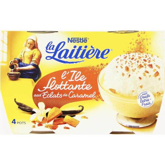 L\'ILE FLOTTANTE AUX ECLATS DE CARAMEL 400 G (4 * 100 G)