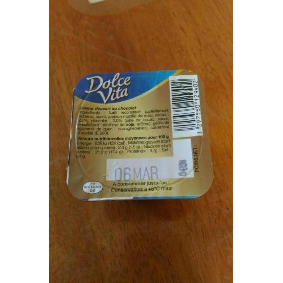 CREME DESSERT AU CHOCOLAT