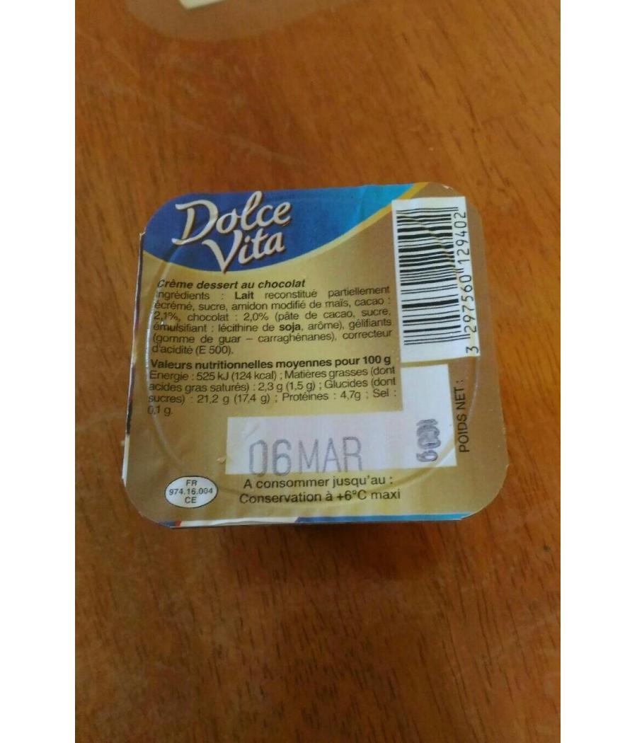 CREME DESSERT AU CHOCOLAT