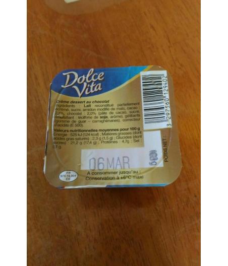 CREME DESSERT AU CHOCOLAT