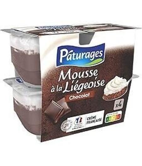 MOUSSE LIEGEOISE CHOCOLAT 4X80G 320 G