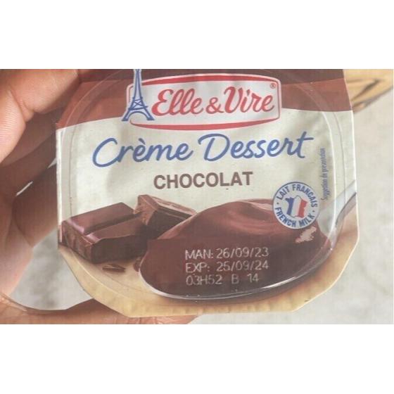 ELLE & VIRE CREME DESSERT CHOCOLAT 4 X 100 G