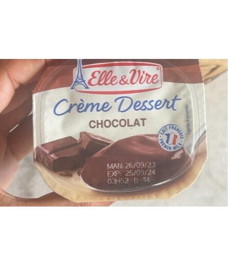 ELLE & VIRE CREME DESSERT CHOCOLAT 4 X 100 G
