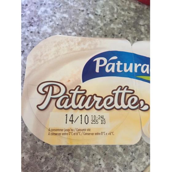 PATURETTE VANILLE 4 X 100 G