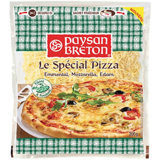 PAYSAN BRETON - LE SPECIAL PIZZA EMMENTAL, MOZARELLA, EDAM 200 G