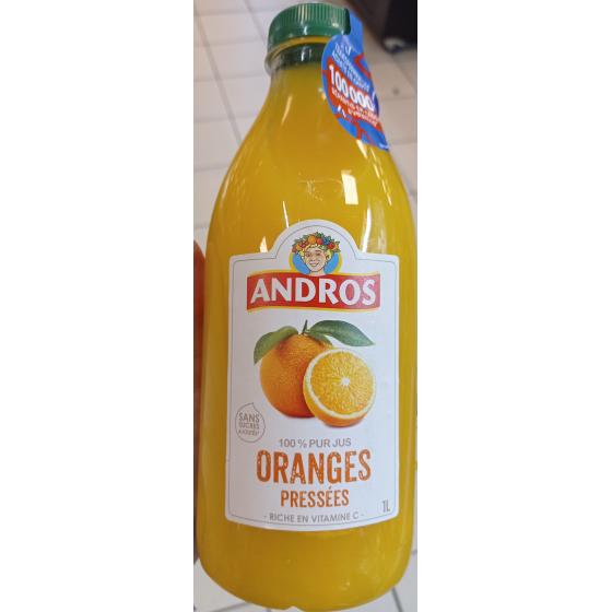 100% PUR JUS ORANGES 1 L