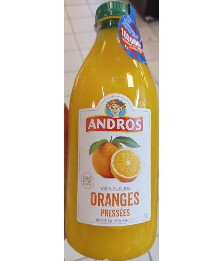 100% PUR JUS ORANGES 1 L
