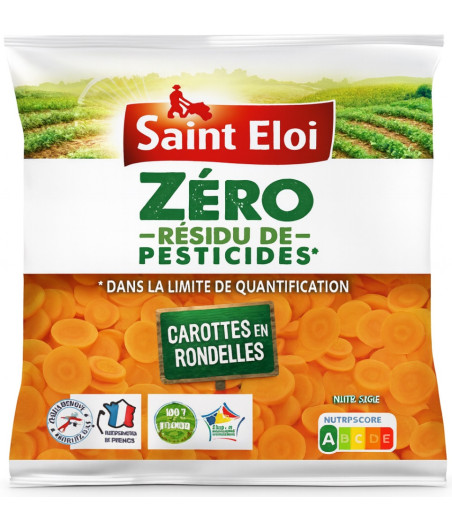 CAROTTES RONDELLES SAINT ELOI ZERO RESIDU DE PESTICIDES