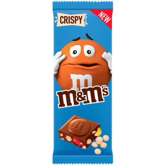 TABLETTE DE CHOCOLAT CRISPY M&M'S 150G