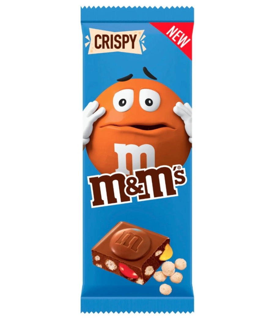TABLETTE DE CHOCOLAT CRISPY M&M'S 150G