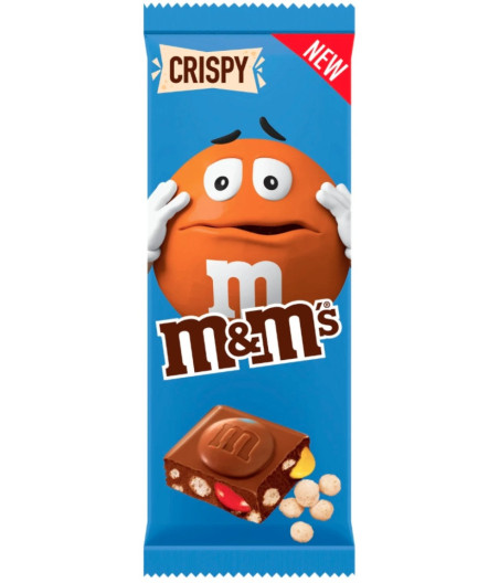 TABLETTE DE CHOCOLAT CRISPY M&M'S 150G