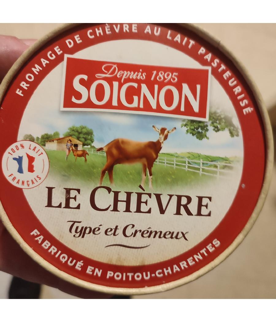 FROMAGE DE CHEVRE TYPE ET CREMEUX SOIGNON 180G