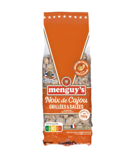 NOIX DE CAJOU GRILLEES SALEES MENGUY'S 300G