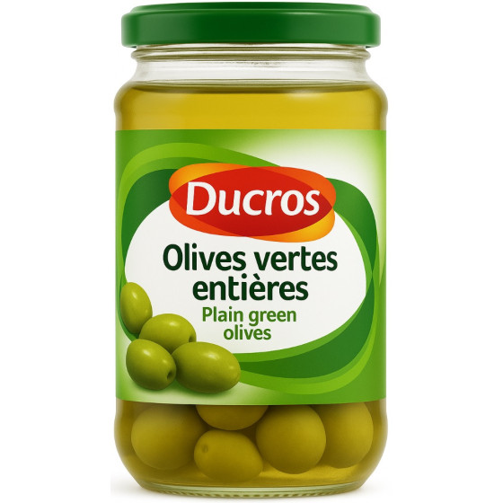 OLIVES VERTES ENTIERES DUCROS 320G