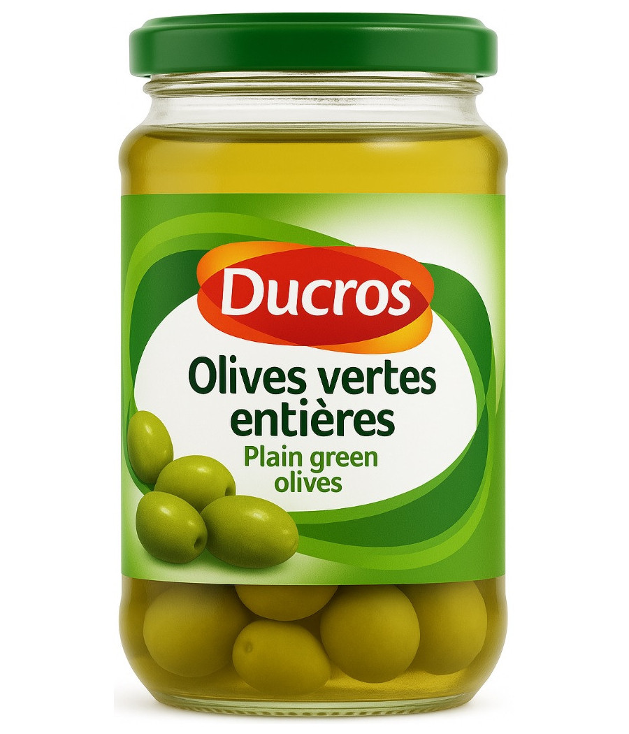 OLIVES VERTES ENTIERES DUCROS 320G