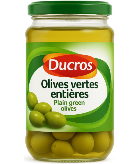 OLIVES VERTES ENTIERES DUCROS 320G