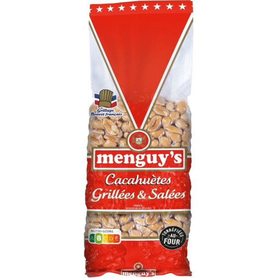 CACAHUETES GRILLEES SALEES MENGUY'S 390G