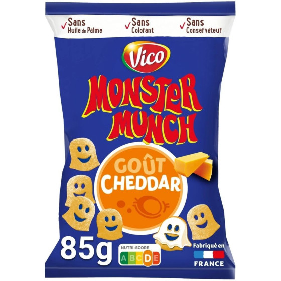 MONSTER MUNCH CHEDDAR VICO 85G