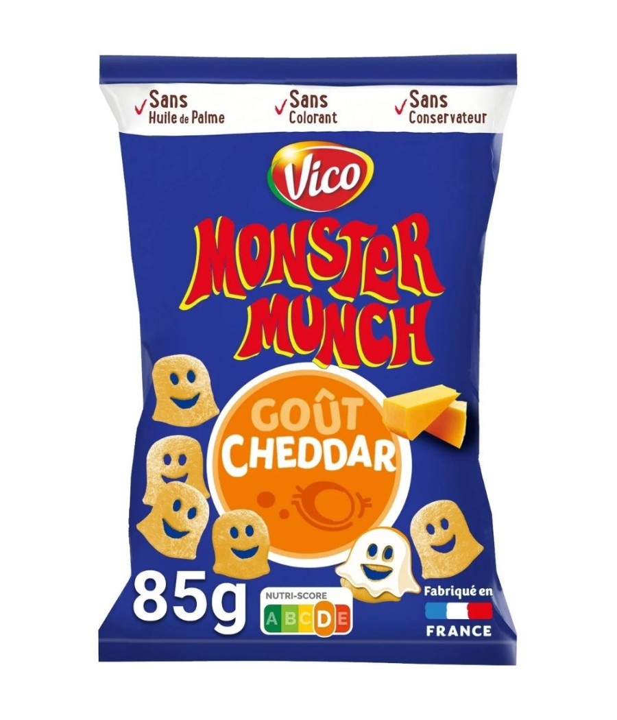 MONSTER MUNCH CHEDDAR VICO 85G